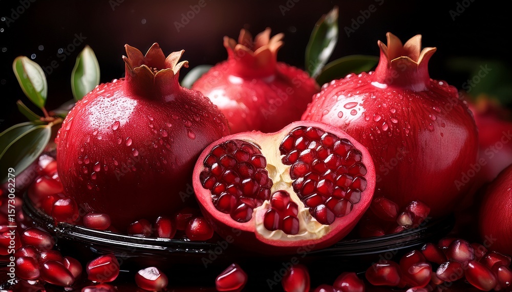 pomegranate fruit AI generated pomegranate fruit AI generated