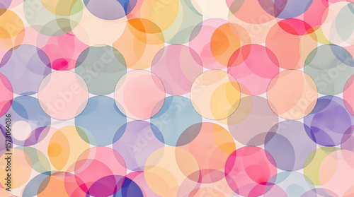 Polka dot Watercolor Abstract colorful pattern polka dot confetti on a white background	