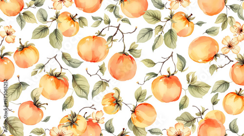 Lemon seamless border fruit illustration, cute citrus watercolor digital file on a white background close up	