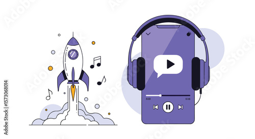 Launching new music streaming service with innovative features and user friendly interface for global audiences