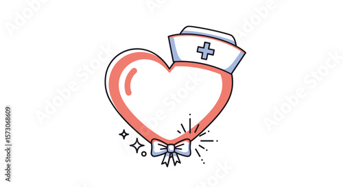 A compassionate heart symbolizing caring service and dedicated healthcare professionals who provide vital medical support