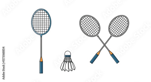 Essential badminton equipment for competitive play including rackets shuttlecocks and net accessories for athletes and enthusiasts