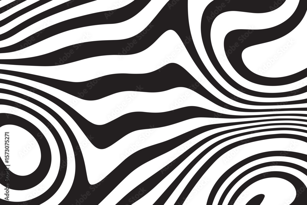 Abstract line with liquify effect for background and wallpaper with black color. Decorative zebra line Abstract line with liquify effect for background and wallpaper with black color. Decorative zebra line