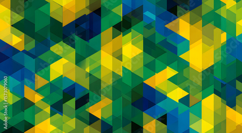 brazil independence day geometric abstract background, 7 september brazil.