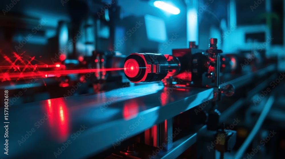Obraz premium Advanced Laser Interferometry Technology for Gravitational Wave Detection
