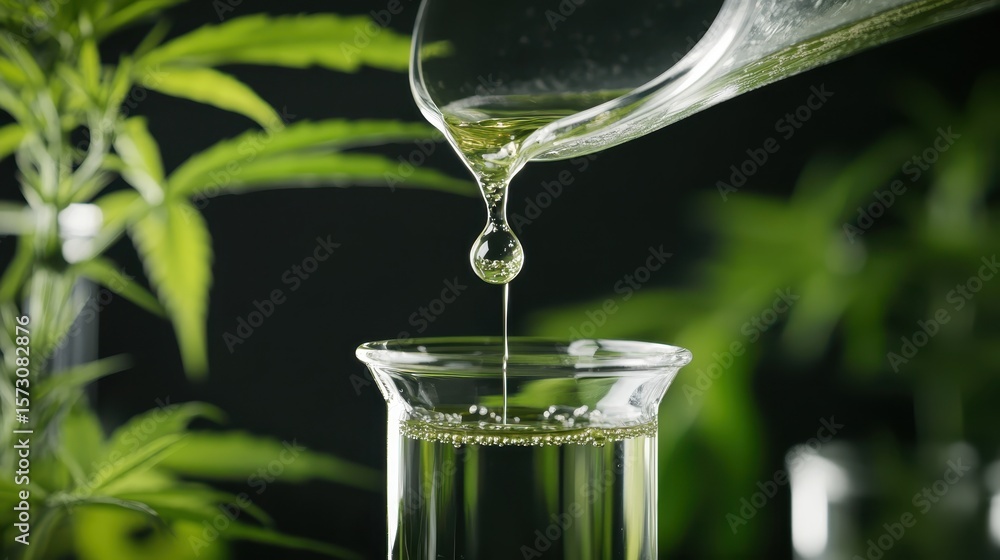 custom made wallpaper toronto digitalLaboratory Herbal Extraction Process with Glass Equipment and Plants