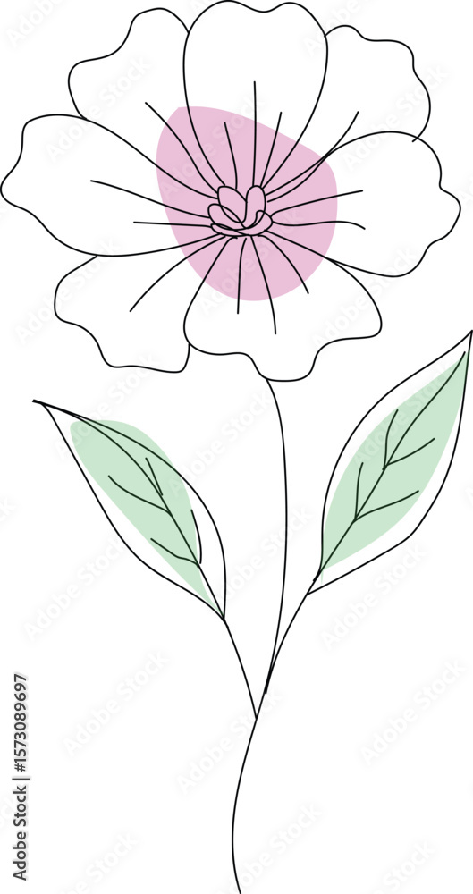 custom made wallpaper toronto digitalpink flower vector