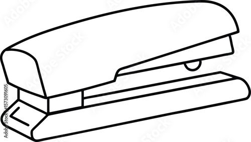 stapler silhouette vector art and illustration