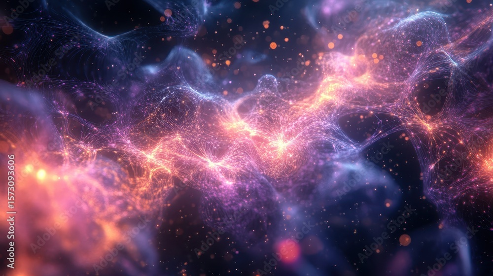 Cosmic Visualization of Inflation Theory in Astrophysics Concepts Cosmic Visualization of Inflation Theory in Astrophysics Concepts