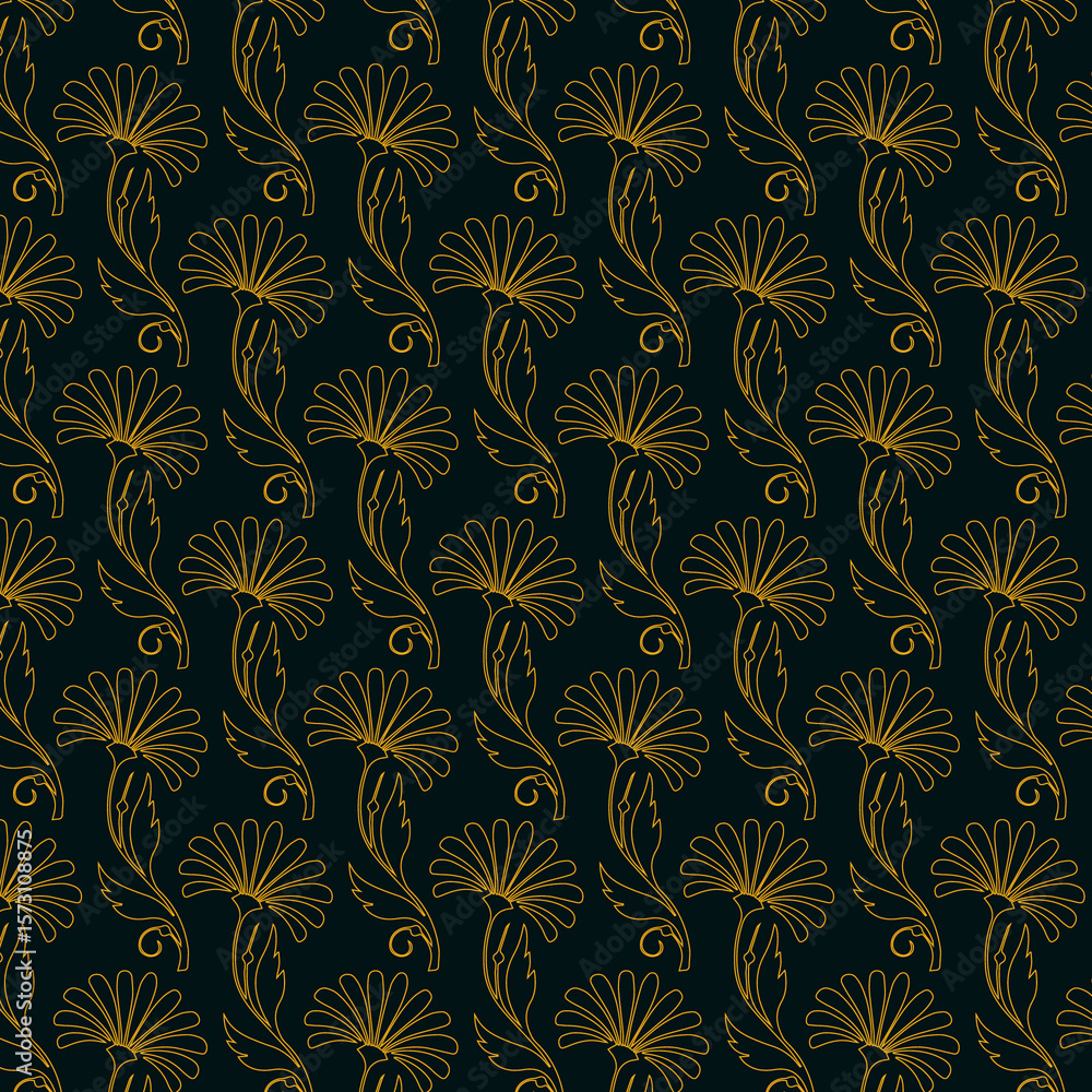seamless damask pattern seamless damask pattern