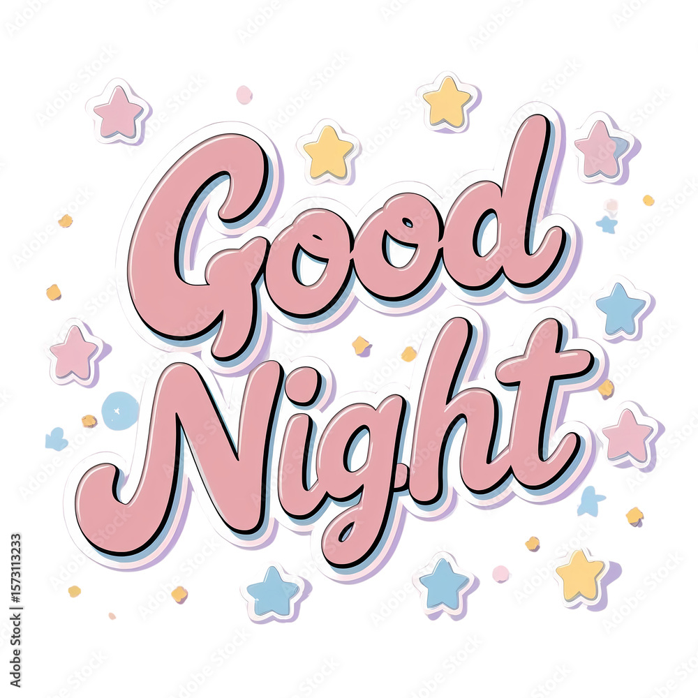 Good Night Stickers Good Night Stickers
