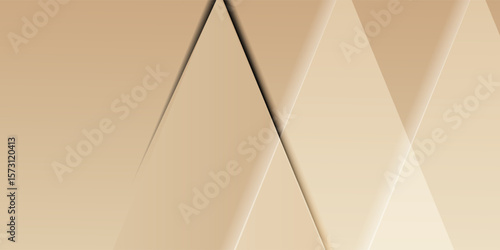 Elegant geometric background with overlapping diamond shapes and smooth beige gradients, perfect for modern design projects. eps 10