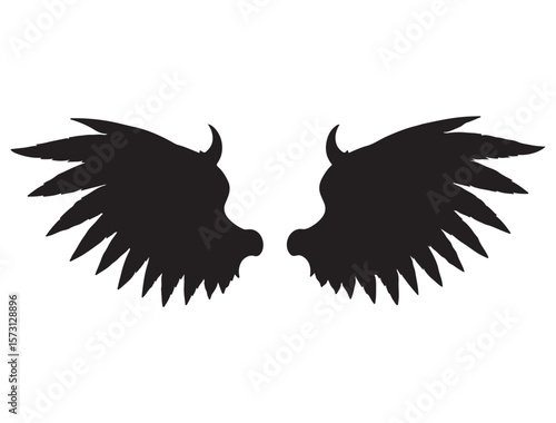 DEVIL WINGS SILHOUETTE