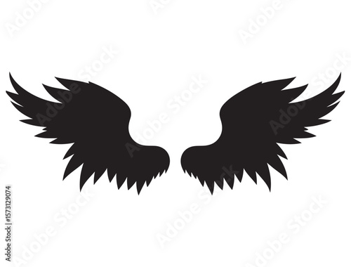 DEVIL WINGS SILHOUETTE