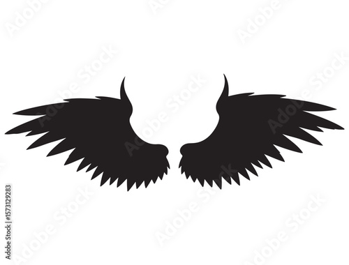 DEVIL WINGS SILHOUETTE