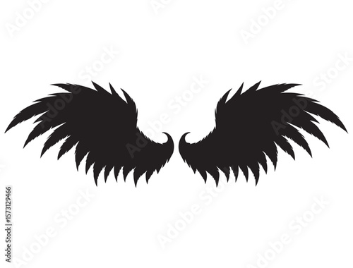 DEVIL WINGS SILHOUETTE