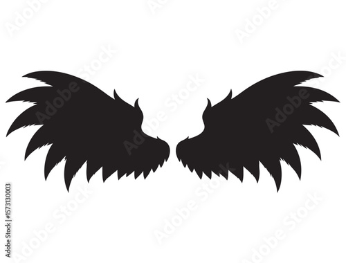 DEVIL WINGS SILHOUETTE