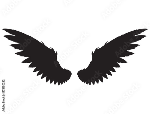 DEVIL WINGS SILHOUETTE