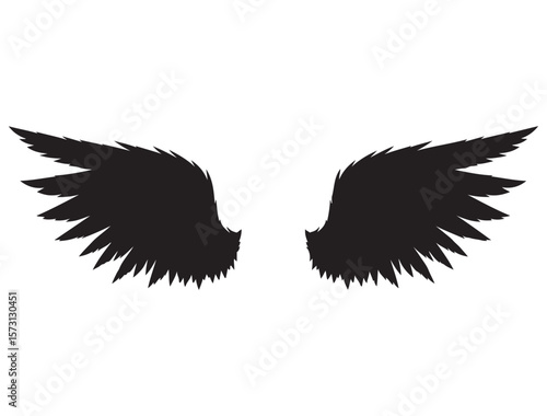 DEVIL WINGS SILHOUETTE