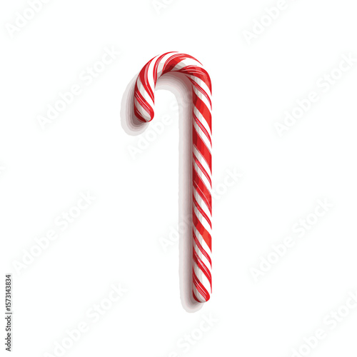 candy cane isolated