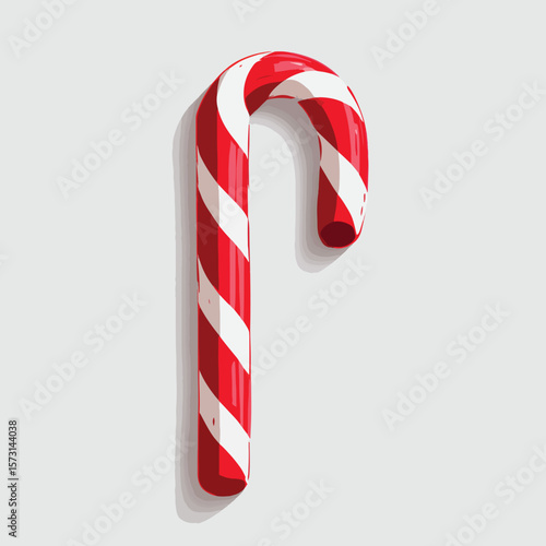 candy cane isolated