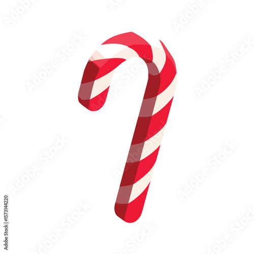 candy cane isolated