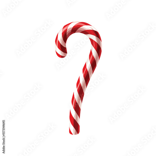 candy cane isolated