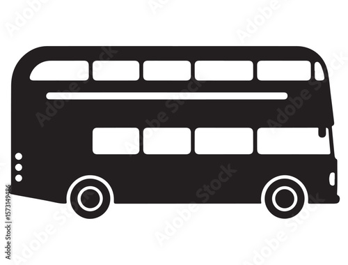DOUBLE DACKER BUS SILHOUETTE