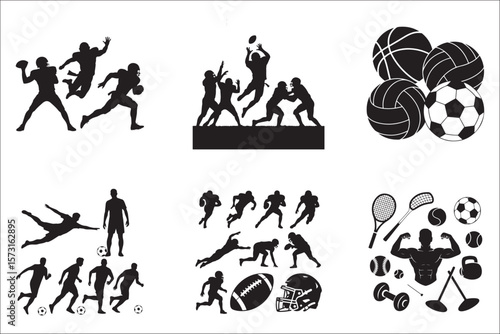 American Football Player Silhouette

Quarterback Throw Vector Design

Touchdown Football Action Illustration

Helmeted Football Player Silhouette Art

Dynamic American Football Player Vector