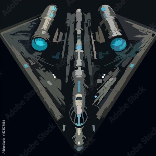 Editable Vector – B2 Stealth Bomber Plane