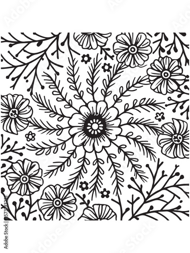 Coloring book pages for adults