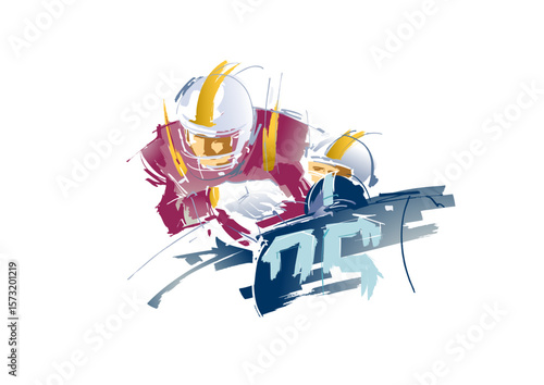 Match situation between two players in American football