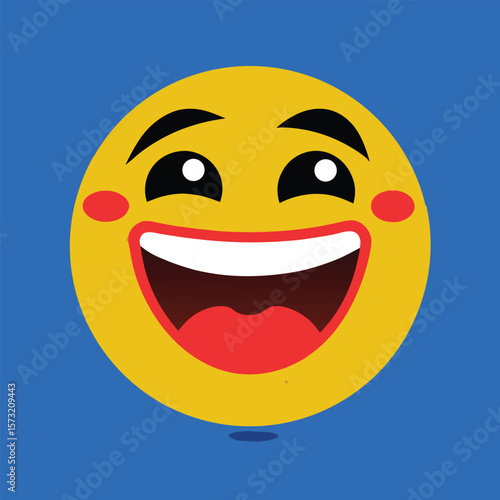 happy smiley face with smile