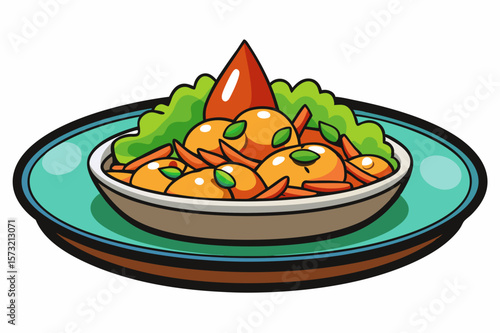 Spicy Thai Basil Stir Fry Pad Krapow thai food chili
