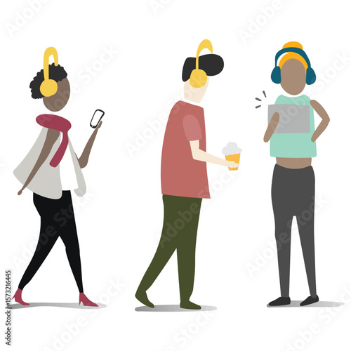 silhouette of people , silhouette of humans