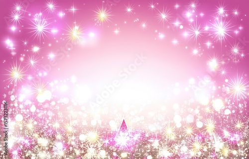 Pink sparkly background with a softly focused, blurred, and glittering effect