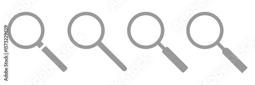 search loop magnifier icon. search icon.