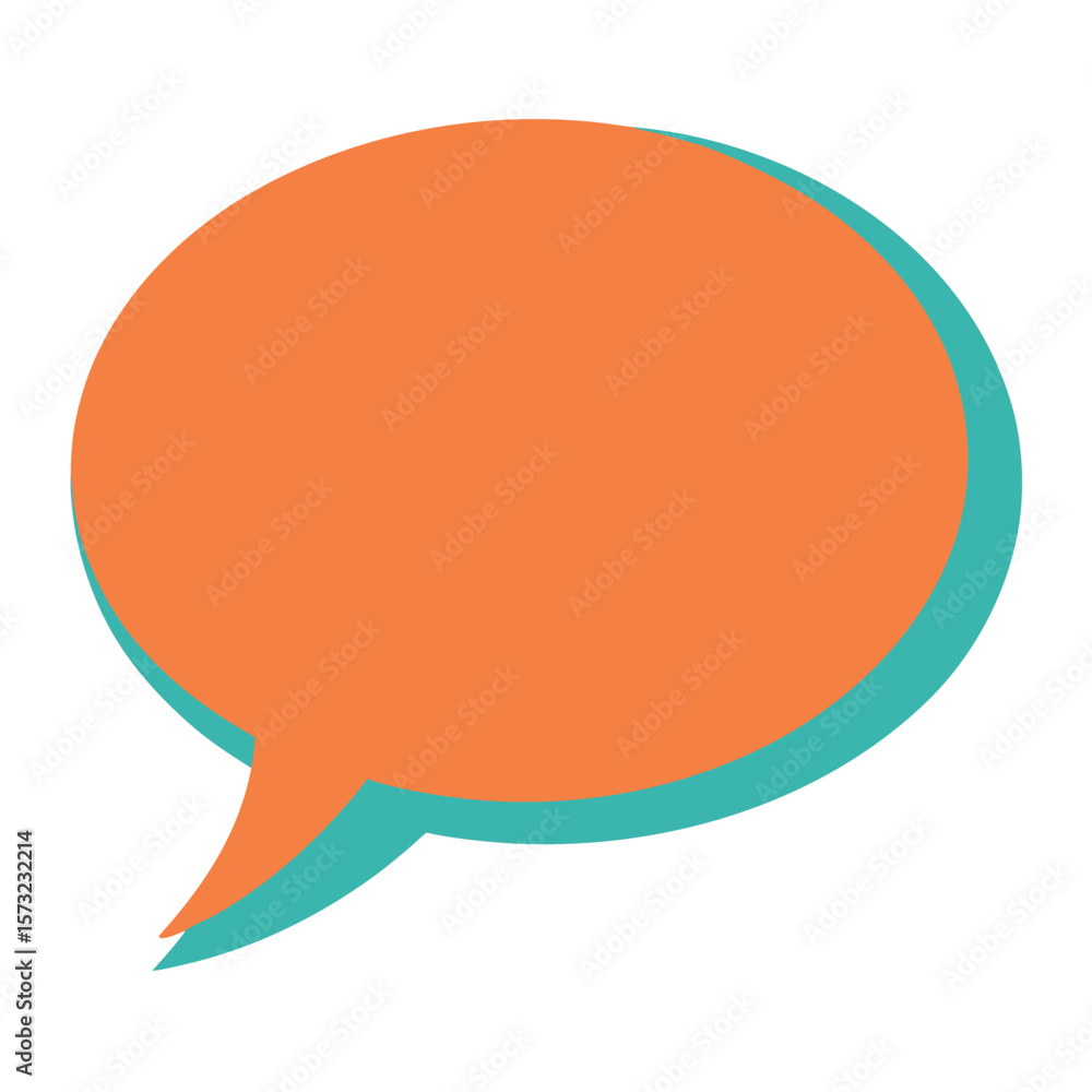 Stylized speech bubble silhouette communication icon isolated on white background Stylized speech bubble silhouette communication icon isolated on white background