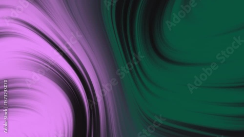 Abstract Fluid Chrome Waves, Hypnotic Metallic Swirl Motion, Seamless Looping 4K