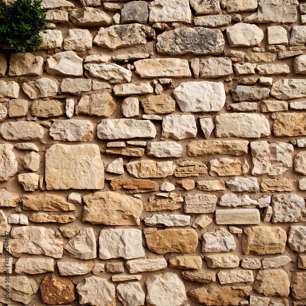 Obraz premium Old stone wall texture background
