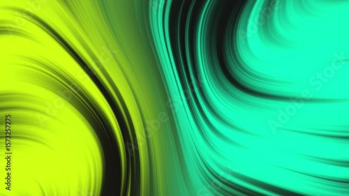 Abstract Fluid Chrome Waves, Hypnotic Metallic Swirl Motion, Seamless Looping 4K