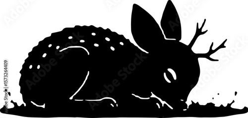 Mountain Tree  Biker on Forest Trail Silhouette" vector bundle