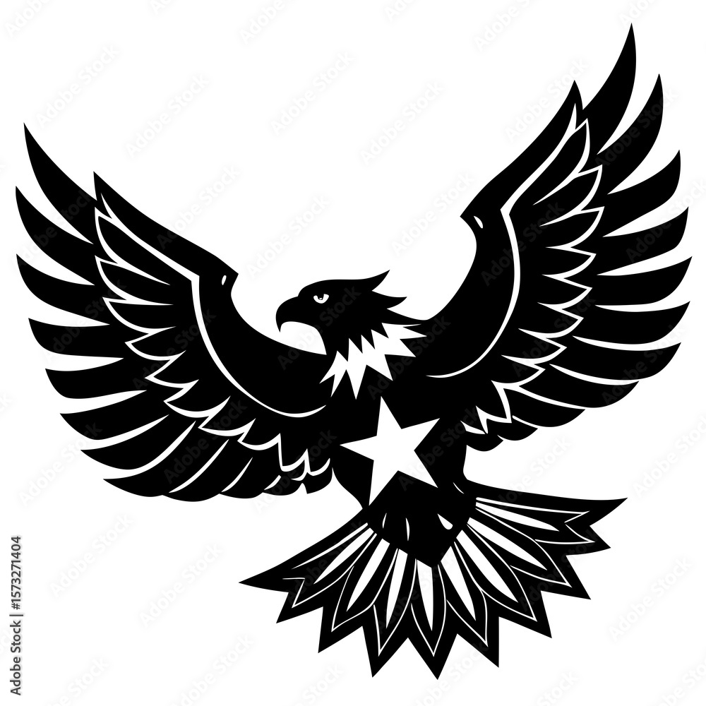 Obraz premium eagle vector illustration