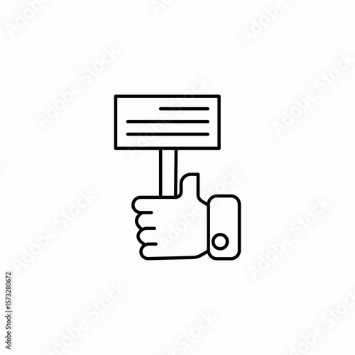 thumb up sign icon sign vector