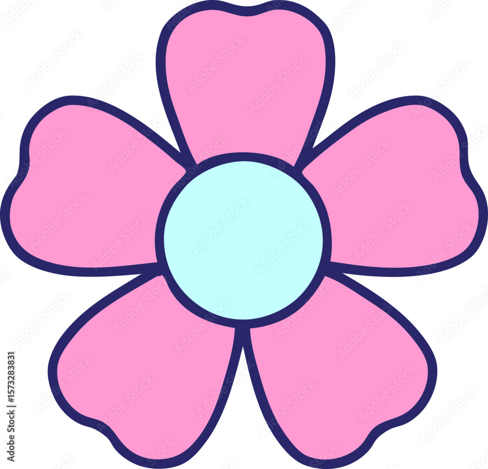 tattoo in traditional style of a flower in bright neon color tattoo in traditional style of a flower in bright neon color