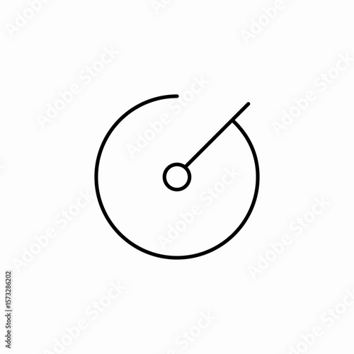 compass needle direction icon sign vector