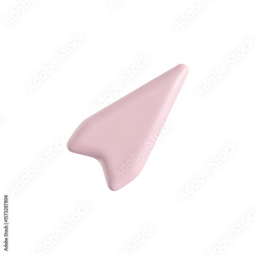 pink arrow isolated