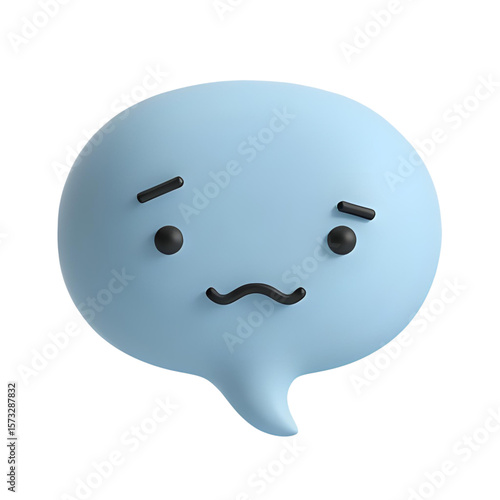 3d speech bubble
