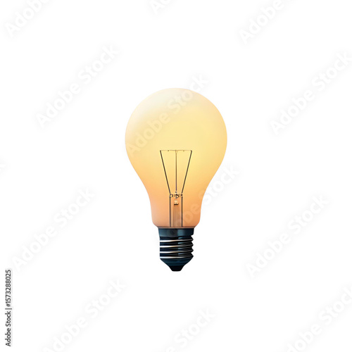 light bulb isolated on white