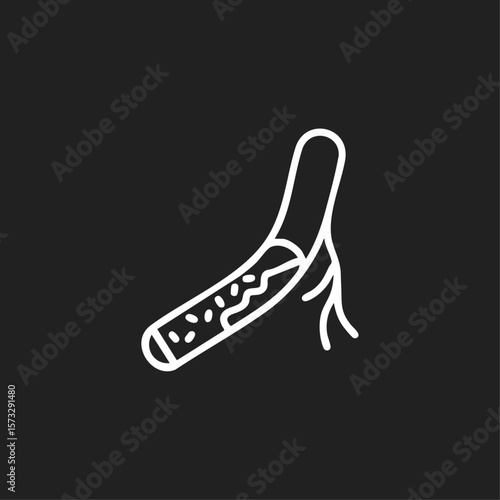 High cholesterol icon logo flat vector design